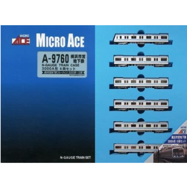 [RWM]A9760 横浜市営地下鉄 3000A形 6両セット Nゲージ 鉄道模型 MICRO ACE(マイクロエース)