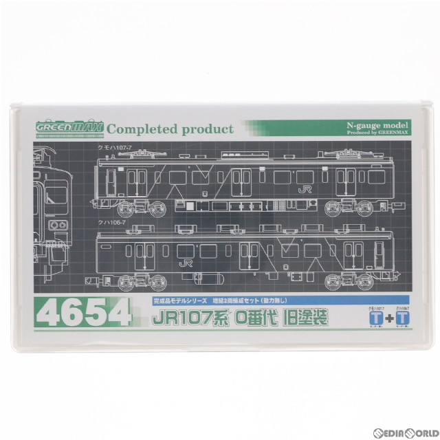 [RWM]JR107系 0番代 旧塗装 増結2輛編成セット(動力無し) GREENMAX(グリーンマックス)