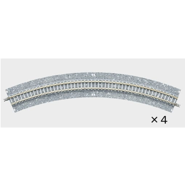 [RWM]1772 Fine Track(ファイントラック) ワイドPCカーブレールC317-45-WP(F)(4本セット) Nゲージ 鉄道模型 TOMIX(トミックス)