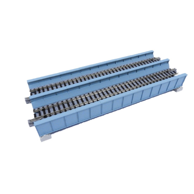 [RWM]20-455 UNITRACK(ユニトラック) 複線プレートガーダー鉄橋(ライトブルー) Nゲージ 鉄道模型 KATO(カトー)