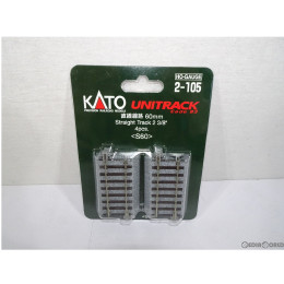 [RWM]2-105 UNITRACK(ユニトラック) 直線線路 60mm(4本入) HOゲージ 鉄道模型 KATO(カトー)