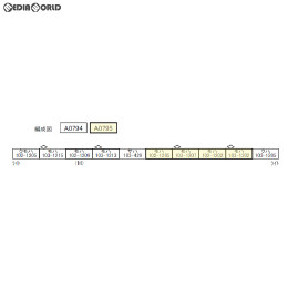 [RWM]A0794 103系-1200 東西線 青帯 サハ組込編成 基本6両セット Nゲージ 鉄道模型 MICRO ACE(マイクロエース)
