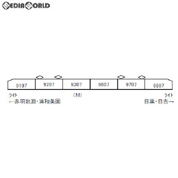 [RWM]A8498 東京メトロ9000系・リニューアル 6両セット Nゲージ 鉄道模型 MICRO ACE(マイクロエース)