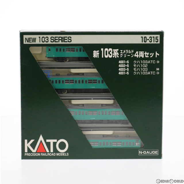 [RWM]10-315 新103系 エメラルドグリーン 4両セット Nゲージ 鉄道模型 KATO(カトー)