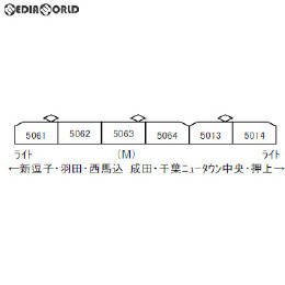 [RWM]A7987 都営5000形 新塗装 6両セット Nゲージ 鉄道模型 MICRO ACE(マイクロエース)