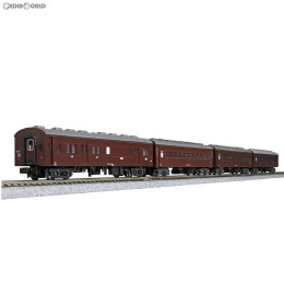 [RWM]10-034 旧形客車 4両セット(茶) Nゲージ 鉄道模型 KATO(カトー)