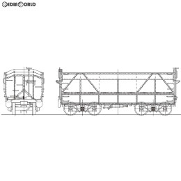 [RWM]16番 国鉄 セキ1形 石炭車 タイプD 組立キット HOゲージ 鉄道模型 ワールド工芸