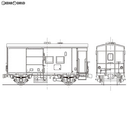 [RWM]16番 国鉄 ワフ35000形 有蓋緩急車 組立キット HOゲージ 鉄道模型 ワールド工芸