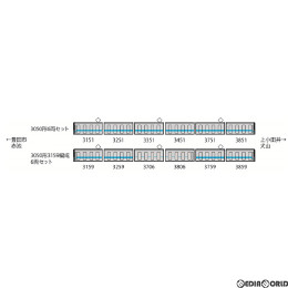 [RWM]310648 鉄道コレクション(鉄コレ) 名古屋市交通局鶴舞線3050形 6両セット Nゲージ 鉄道模型 TOMYTEC(トミーテック)