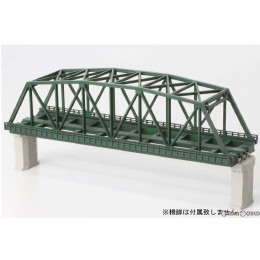 [RWM]R043 複線トラス鉄橋 220mm 緑(1本) Zゲージ 鉄道模型 ROKUHAN(ロクハン/六半)