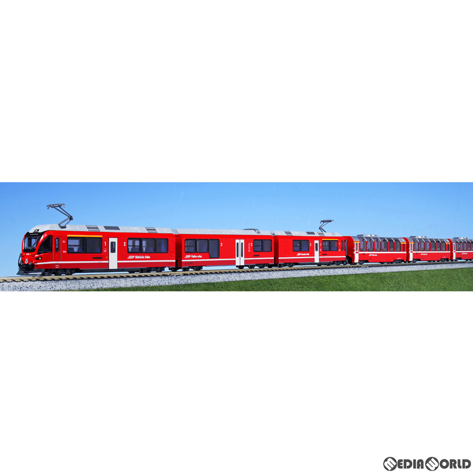 RWM]10-1656 レーティッシュ鉄道 ベルニナ急行(新ロゴ) 増結
