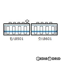 [RWM]314479 鉄道コレクション(鉄コレ) 東武鉄道8000系8501編成更新車 2両セット(動力無し) Nゲージ 鉄道模型 TOMYTEC(トミーテック)