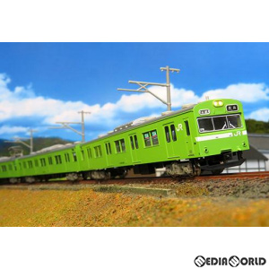 [RWM]30375 JR103系(関西形・ウグイス・NS407編成・グレー台車) 4両編成セット(動力付き) Nゲージ 鉄道模型 GREENMAX(グリーンマックス)