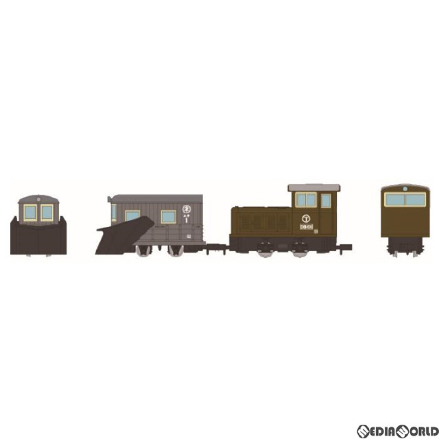 [RWM]313601 鉄道コレクション(鉄コレ) ナローゲージ80 猫屋線 ユキ1・DB101茶色塗装 2両セット(動力無し) HOナローゲージ 鉄道模型 TOMYTEC(トミーテック)