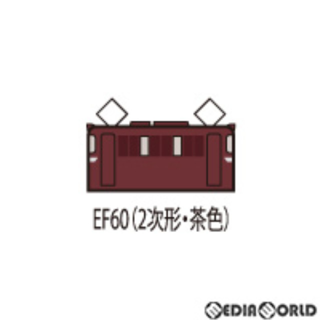 [RWM]7146 国鉄 EF60-0形電気機関車(2次形・茶色)(動力付き) Nゲージ 鉄道模型 TOMIX(トミックス)