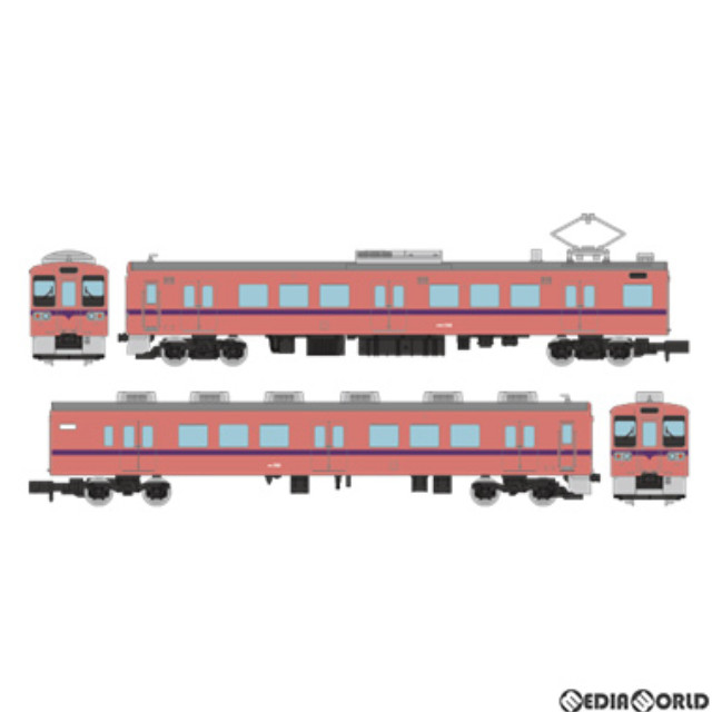 [RWM]313588 鉄道コレクション(鉄コレ) 上信電鉄700形705編成(旧標準色) 2両セットB(動力無し) Nゲージ 鉄道模型 TOMYTEC(トミーテック)