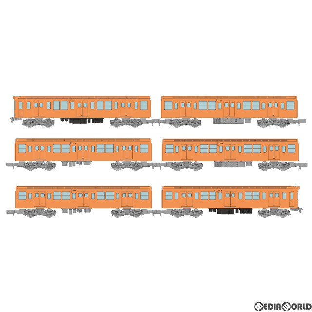 [RWM]315537 鉄道コレクション(鉄コレ) 営団地下鉄銀座線2063編成 6両セット(動力無し) Nゲージ 鉄道模型 TOMYTEC(トミーテック)