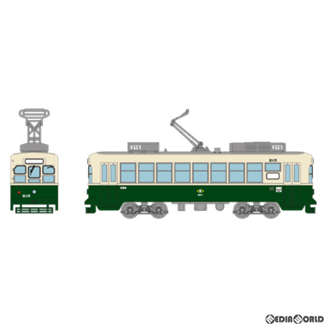[RWM]315254 鉄道コレクション(鉄コレ) 長崎電気軌道200形 215号車(動力無し) Nゲージ 鉄道模型 TOMYTEC(トミーテック)