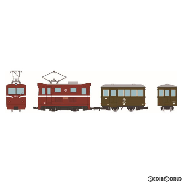 [RWM]315476 鉄道コレクション(鉄コレ) ナローゲージ80 猫屋線直通用路面電気機関車+客車 2両セット(動力無し) HOナローゲージ 鉄道模型 TOMYTEC(トミーテック)
