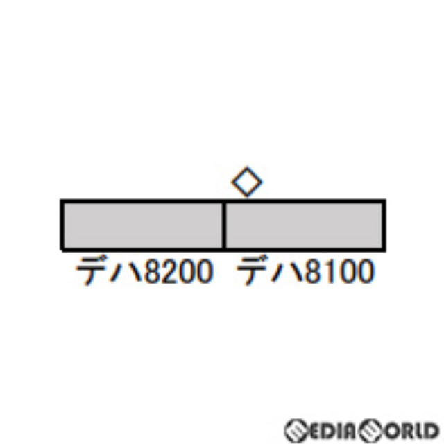 [RWM]14702 着色済み 東急電鉄8000系8039編成タイプ 増結用中間車2両セット エコノミーキット(動力無し) Nゲージ 鉄道模型 GREENMAX(グリーンマックス)