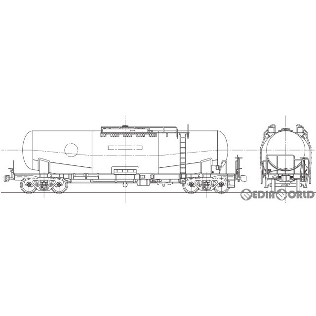 [買取]16番 タキ38000形 ガソリン専用タンク車 組立キット HOゲージ 鉄道模型 ワールド工芸