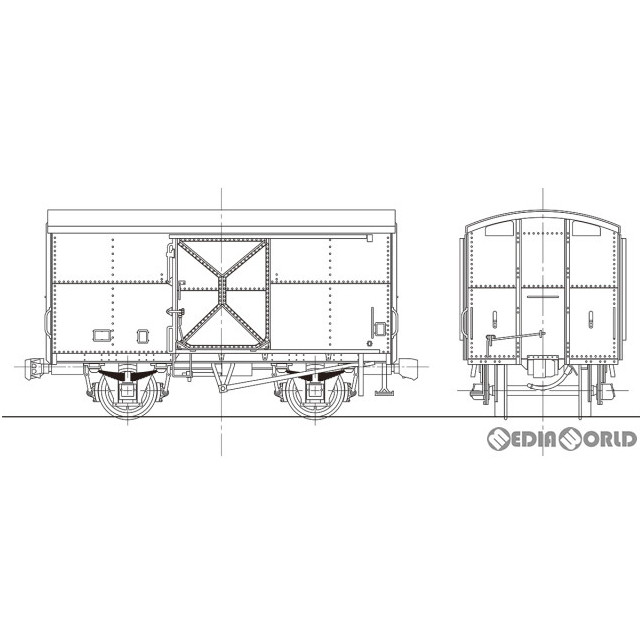 [RWM]16番 国鉄 ワ22000形 有蓋車 (初期型) 組立キット HOゲージ 鉄道模型 ワールド工芸