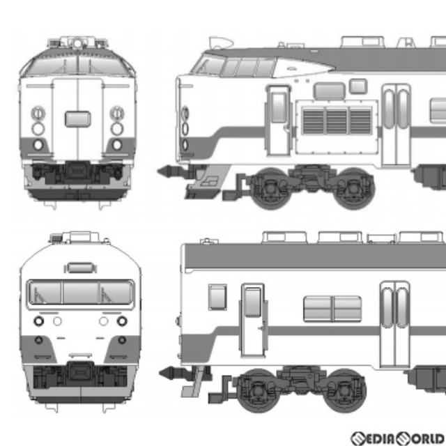 [買取]A0039 715系1000番代 グリーンライナー 4両セット(動力付き) Nゲージ 鉄道模型 MICRO ACE(マイクロエース)