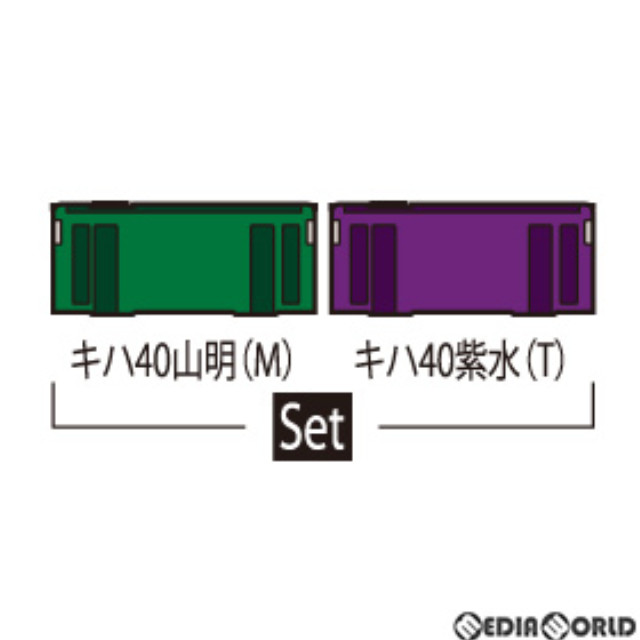 [買取]98101 JR キハ40-1700形ディーゼルカー(山明・紫水)セット(2両)(動力付き) Nゲージ 鉄道模型 TOMIX(トミックス)