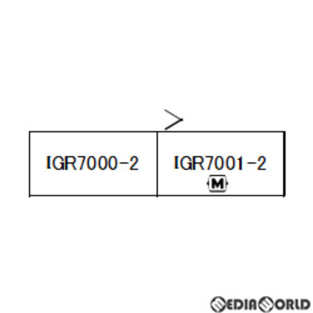 [買取]10-1560 IGRいわて銀河鉄道 IGR7000系0番台 2両セット(動力付き) Nゲージ 鉄道模型 KATO(カトー)