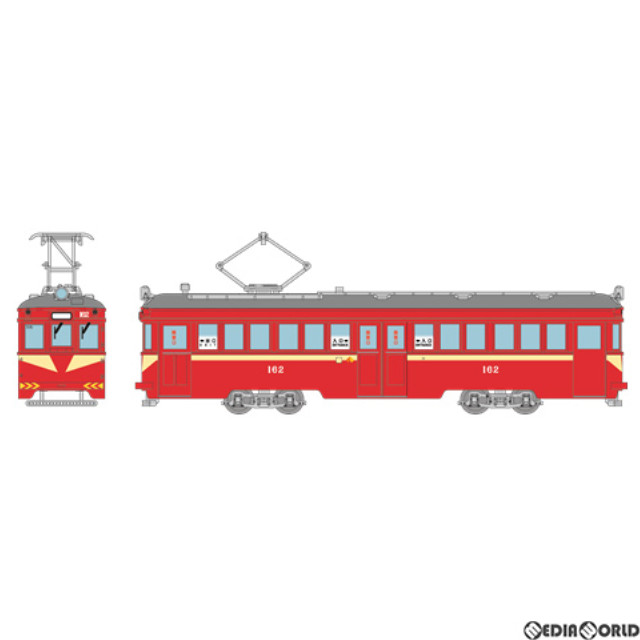 [買取]316411 鉄道コレクション(鉄コレ) 阪堺電車モ161形162号車(筑鉄赤電カラー)(動力無し) Nゲージ 鉄道模型 TOMYTEC(トミーテック)