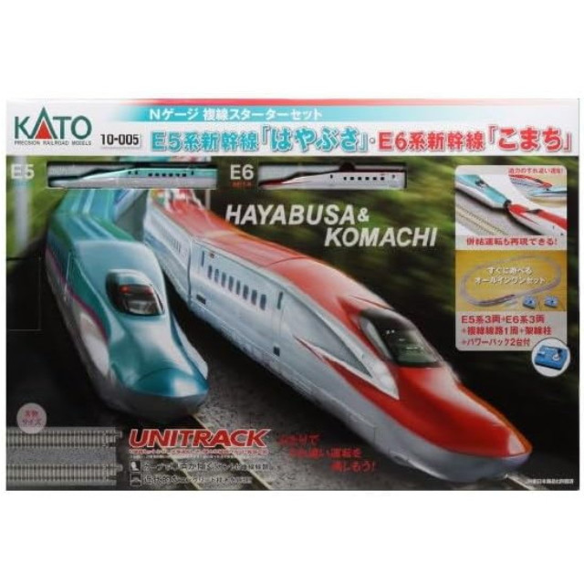[RWM] (再販)10-005 E5系はやぶさ・E6系こまち 複線スターターセット(6両)(動力付き) Nゲージ 鉄道模型 KATO(カトー)