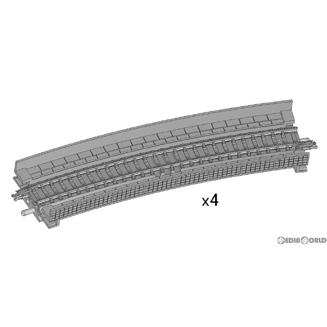 [買取]1876 高架橋付PCレールHC541-15-PC(F)(4本セット) Nゲージ 鉄道模型 TOMIX(トミックス)