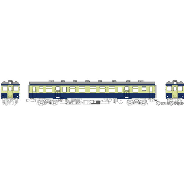 [RWM] TW-K20AM-1 キハ20バス窓(色:青、黄褐) 台車DT19(動力付き) HOゲージ 鉄道模型 TRAMWAY(トラムウェイ)