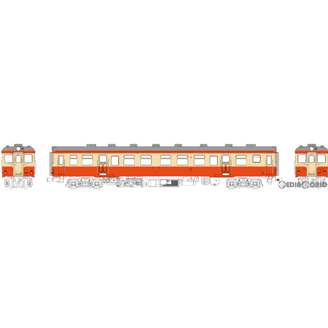 [RWM] TW-K20AM-2 キハ20バス窓(色:朱、クリーム) 台車DT19(動力付き) HOゲージ 鉄道模型 TRAMWAY(トラムウェイ)