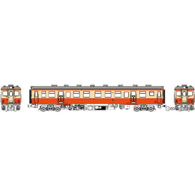 [RWM] TW-K20BM キハ20バス窓(色:朱、クリーム) 台車DT22(動力付き) HOゲージ 鉄道模型 TRAMWAY(トラムウェイ)