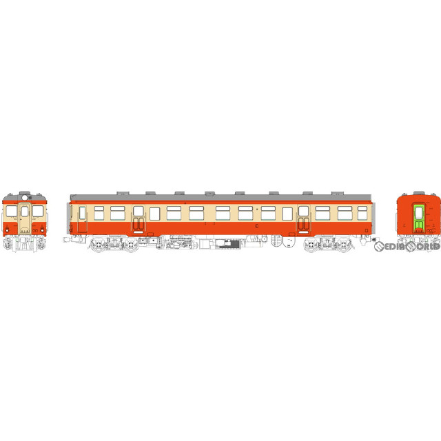 [RWM] TW-K25BM キハ25バス窓(色:朱、クリーム) 台車DT22(動力付き) HOゲージ 鉄道模型 TRAMWAY(トラムウェイ)