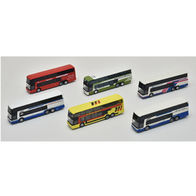 [RWM] (BOX)319986 ザ・バスコレクション 三菱ふそうエアロキングコレクションII Nゲージ 鉄道模型(6個) TOMYTEC(トミーテック)