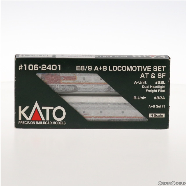 [買取]106-2401 EMD E8/9A+B Set Santa Fe 1(サンタフェ 1) 2両セット AT&SF(動力付き) Nゲージ 鉄道模型 KATO(カトー)