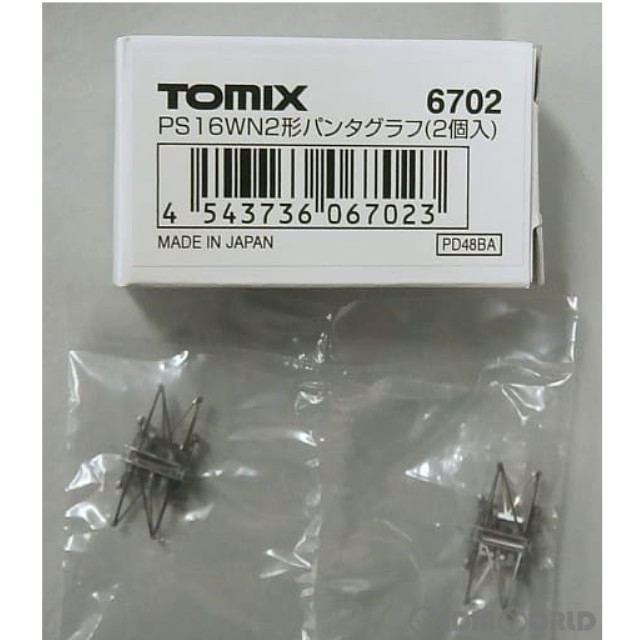 [買取]6702 PS16WN2形パンタグラフ(2個入) Nゲージ 鉄道模型 TOMIX(トミックス)