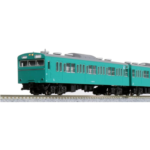 [RWM] 10-1743E 103系(エメラルドグリーン) 4両セット(動力付き) Nゲージ 鉄道模型 KATO(カトー)