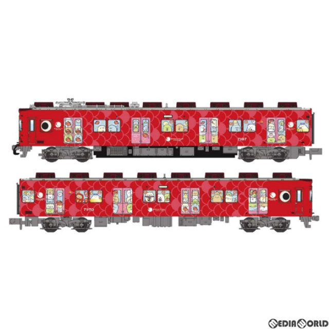 [RWM] A6379 南海7100系 めでたいでんしゃ「なな」『すみっコぐらし×南海電車』 2両セット(動力付き) Nゲージ 鉄道模型 MICRO ACE(マイクロエース)