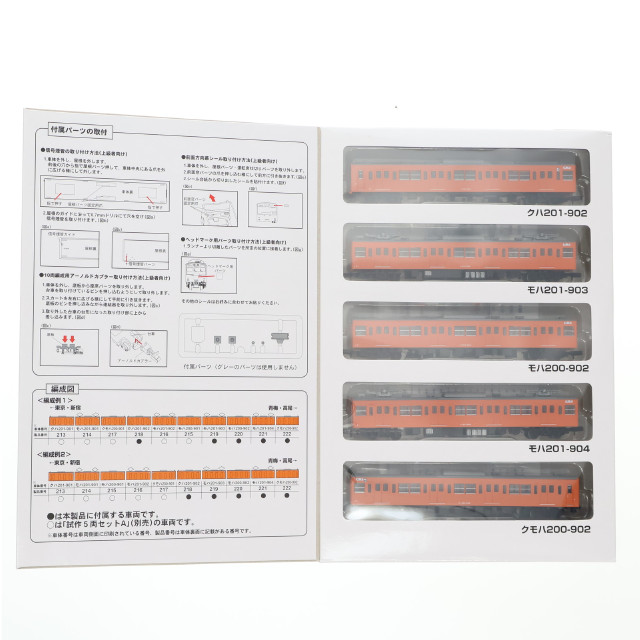 [RWM] 226383 鉄道コレクション(鉄コレ) 国鉄201系中央線900番代試作編成 5両セットB(動力無し) Nゲージ 鉄道模型 TOMYTEC(トミーテック)