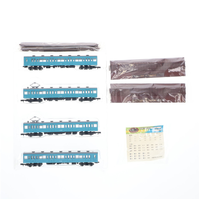 [RWM] 231608 鉄道コレクション(鉄コレ) 国鉄72系仙石線アコモ改造車 4両セット(スカイブルー)(動力無し) Nゲージ 鉄道模型 TOMYTEC(トミーテック)