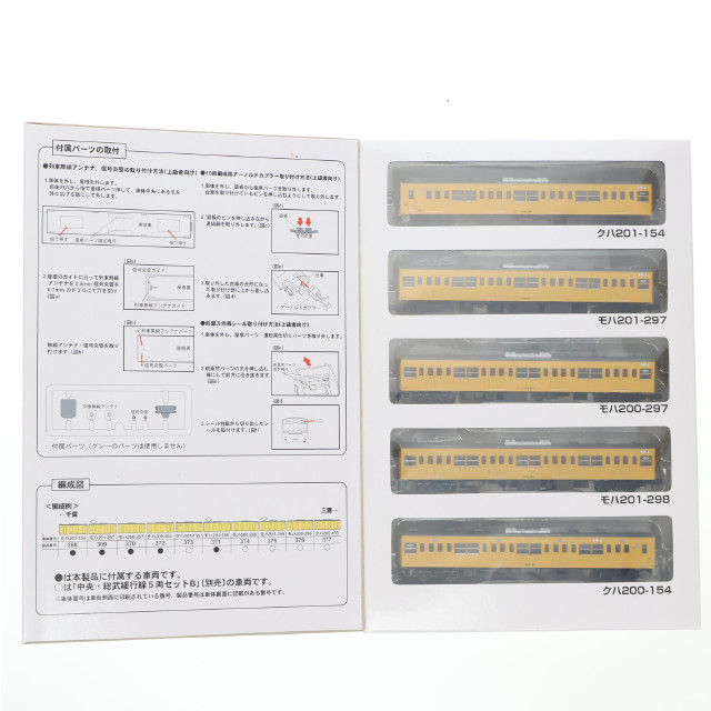 [RWM] 243304 鉄道コレクション(鉄コレ) JR201系中央・総武緩行線 5両セットA(動力無し) Nゲージ 鉄道模型 TOMYTEC(トミーテック)