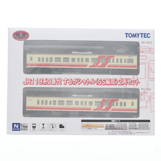 [RWM] 249771 鉄道コレクション(鉄コレ) JR119系0番代 するがシャトル(SS編成) 2両セット(動力無し) Nゲージ 鉄道模型 TOMYTEC(トミーテック)