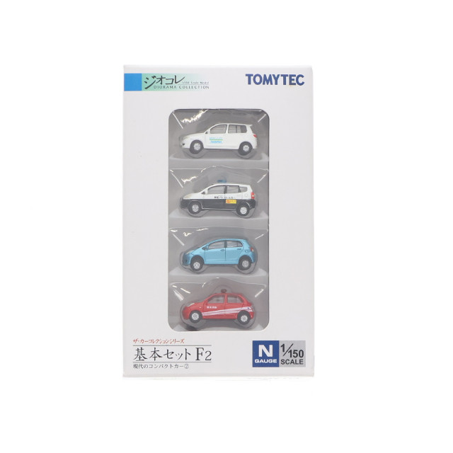 [RWM] 223184 ザ・カーコレクション 基本セットF2 現代のコンパクトカー(2) 4台入 Nゲージ 鉄道模型 TOMYTEC(トミーテック)