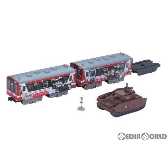 [RWM]鹿島臨海鉄道6000形 ガールズ&パンツァー ラッピング列車2号車+3号車 2両セット 「Bトレインショーティー」 Nゲージ 鉄道模型 バンダイ