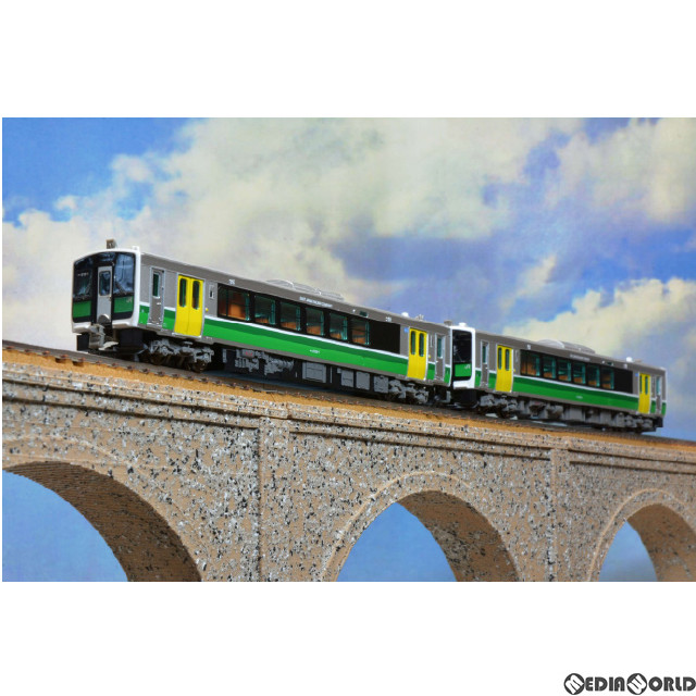[RWM]A7444 キハE120 新塗装(緑)只見線 2両セット(動力付き) Nゲージ 鉄道模型 MICRO ACE(マイクロエース)