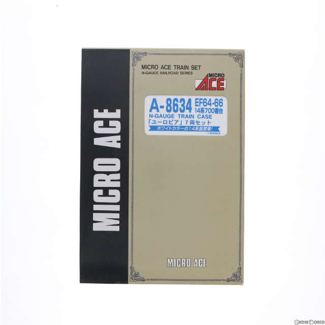 [RWM]A8634 EF64-66+14系700番台「ユーロピア」 7両セット(動力付き) Nゲージ 鉄道模型 MICRO ACE(マイクロエース)