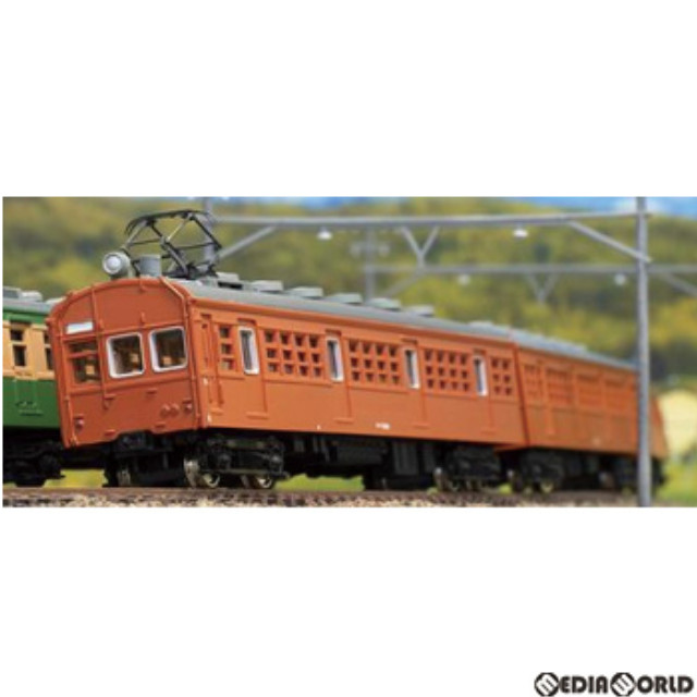 [RWM]13017 着色済み モハ72形+サハ78形 2両セット(オレンジ) エコノミーキット(動力無し) Nゲージ 鉄道模型 GREENMAX(グリーンマックス)